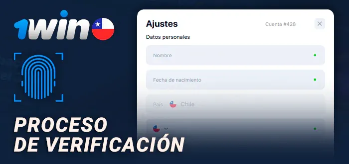 Proceso de verificación del perfil de 1win antes del cobro